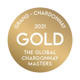 Medalha de premiação recebida por Terrazas de los Andes Grand Chardonnay 2022 de Tim Atkin, que concedeu 95 pontos ao nosso excelente vinho branco de altitude, de Mendoza, Argentina